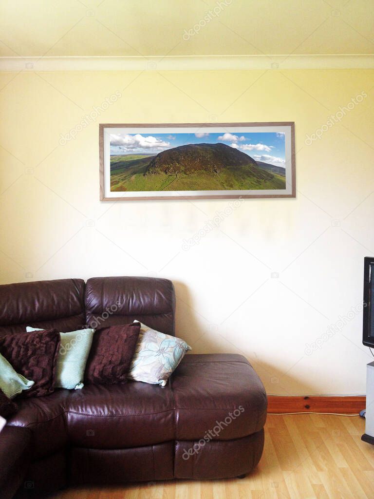 Photo of a Panoramic view of Slemish