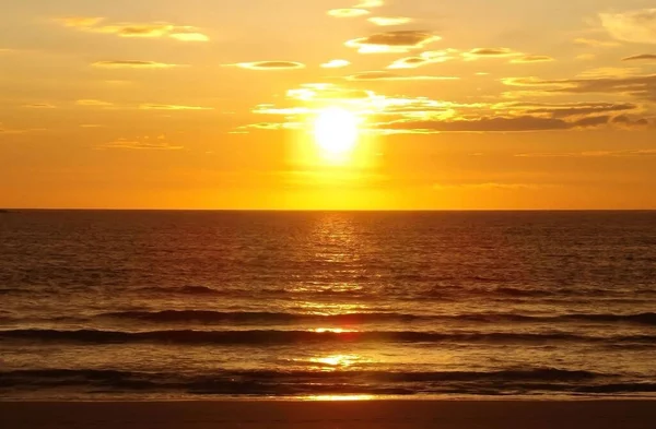 Donegal İrlanda Atlantik Okyanusunda Gün Batımı