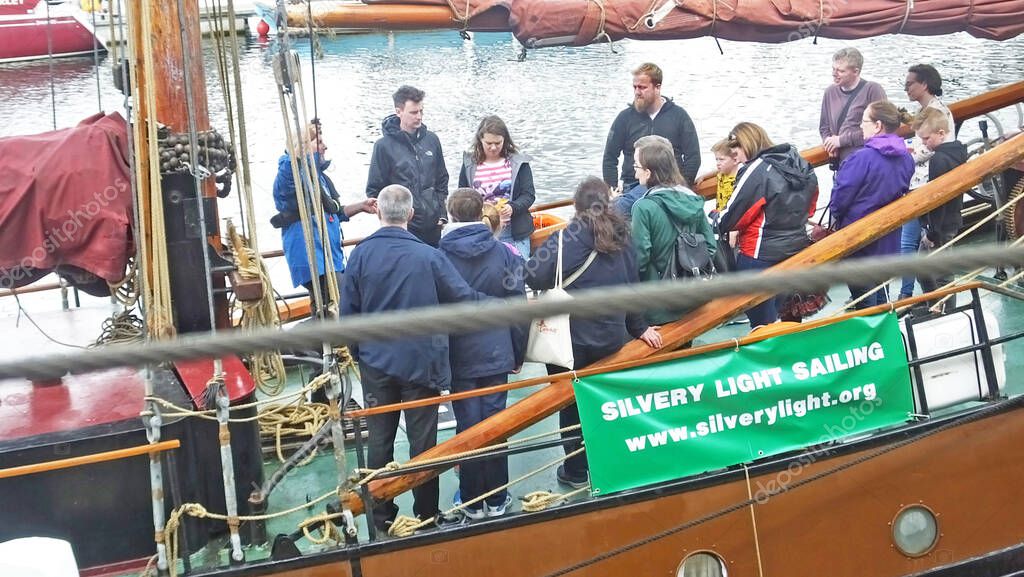 Visitors at The Belfast Festival at Titanic 27th May 2019