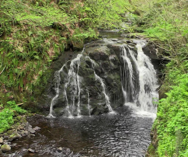 Καταρράκτες Στο Antrim Glens Στη Βόρεια Ιρλανδία — Φωτογραφία Αρχείου