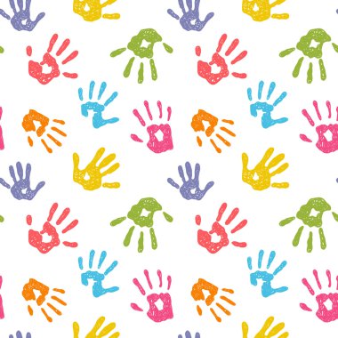 renkli el parmak ile arka plan