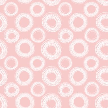 Sevimli polka noktaları desen