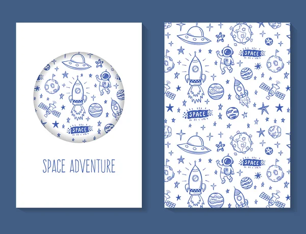 Uzay macerası doodles