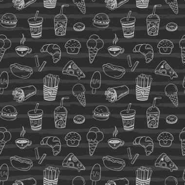 Lokanta ile sorunsuz kara tahta kalıbı. 