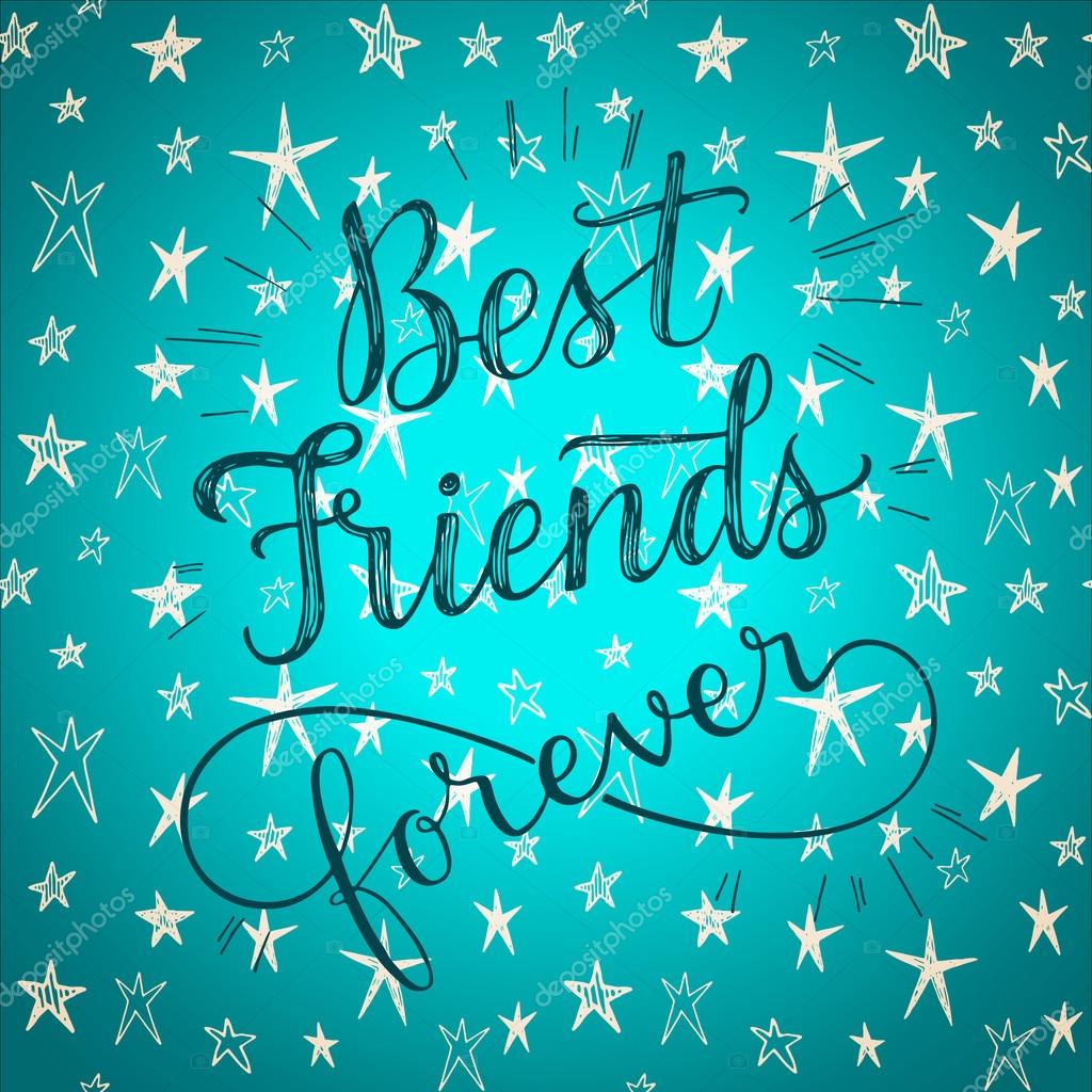 Best friends forever! Stock Vector by ©Teploleta 118915234