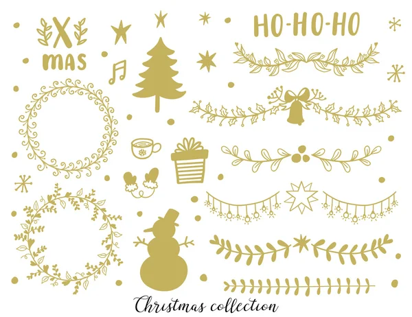 Funny collection de Noël — Image vectorielle