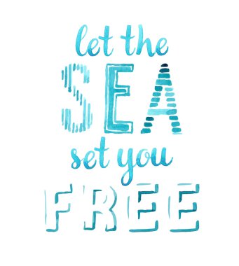 Deniz yazı el çekilmiş