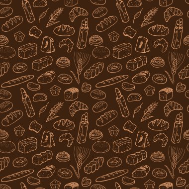 fırın Dikişsiz desen arka plan