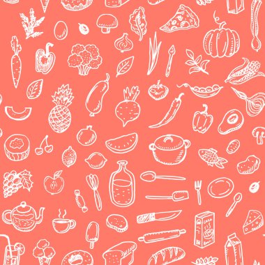 naadloze voedsel patroon