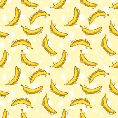 sorunsuz muz meyve deseni