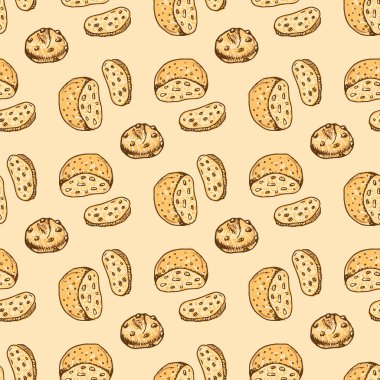fırın Dikişsiz desen arka plan.
