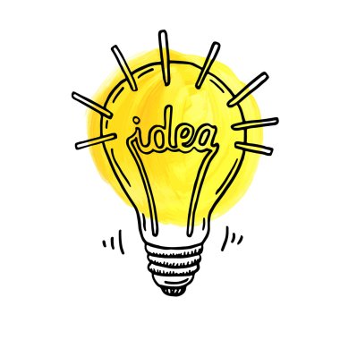 creative idea lightbulb.