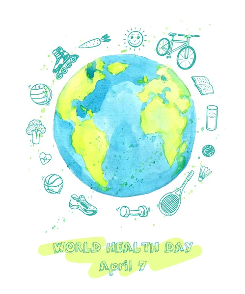 World Health Day illustration — Stock vektor