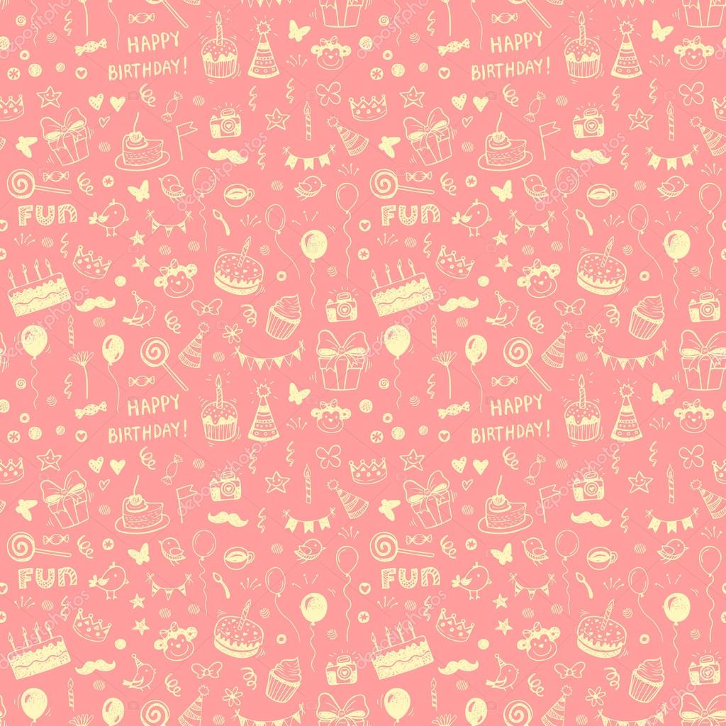 Happy Birthday Background Pattern Stock Vector - Happy Birthday Background Pattern Stock Vector happy birthday background pattern stock vector happy birthday background pattern stock vector
