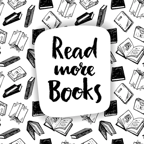 Rad más libros — Vector de stock