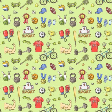 elle çizilmiş spor desen