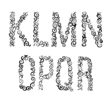 alfabesi harfleri seti