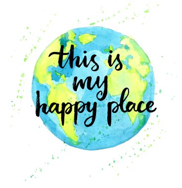 This is my happy place. clipart