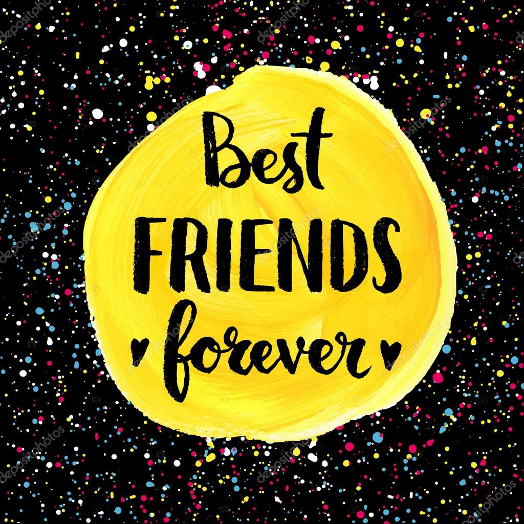 Best friends forever. Stock Vector by ©Teploleta 78036920