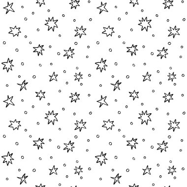 elle çizilmiş yıldız desen