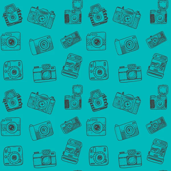 手绘复古相机 — 图库矢量图片