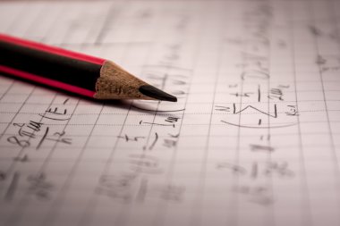 Matematik defter Close-Up