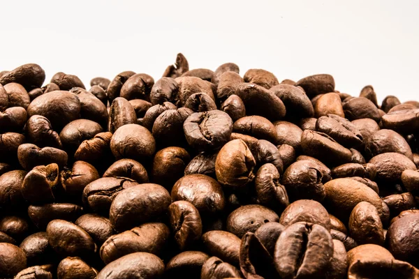 Coffee beans on the white background — Stock Photo, Image