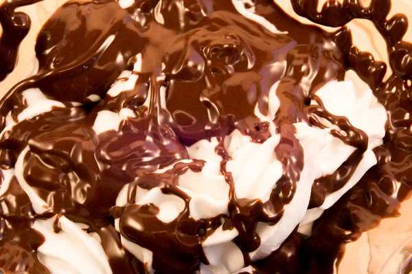 çikolata ve vanilya yukarıdan