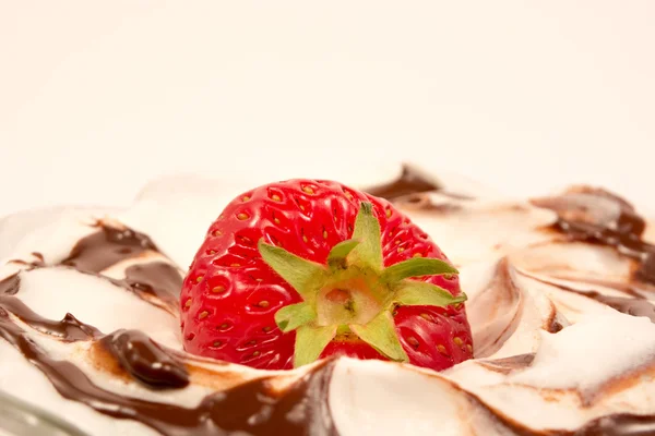 Ваніль, шоколад і полуниця — стокове фото