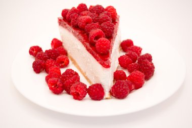 Tatlı ahududu cheesecake