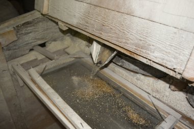 Eski su değirmeni mekanizması