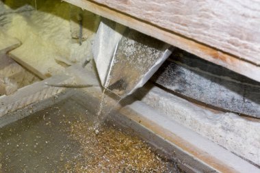 Eski su değirmeni mekanizması