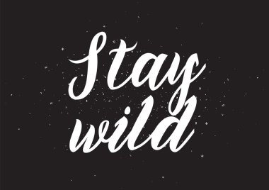 Vahşi yazıt kal. Hat sanatı ile tebrik kartı. Elle çizilmiş tasarım. Siyah ve beyaz.