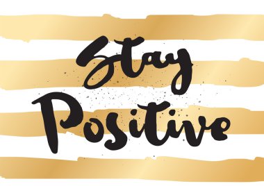 Pozitif yazıt kal. Hat sanatı ile tebrik kartı. Elle çizilmiş tasarım. Siyah ve beyaz.