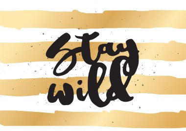 Vahşi yazıt kal. Hat sanatı ile tebrik kartı. Elle çizilmiş tasarım. Siyah ve beyaz.