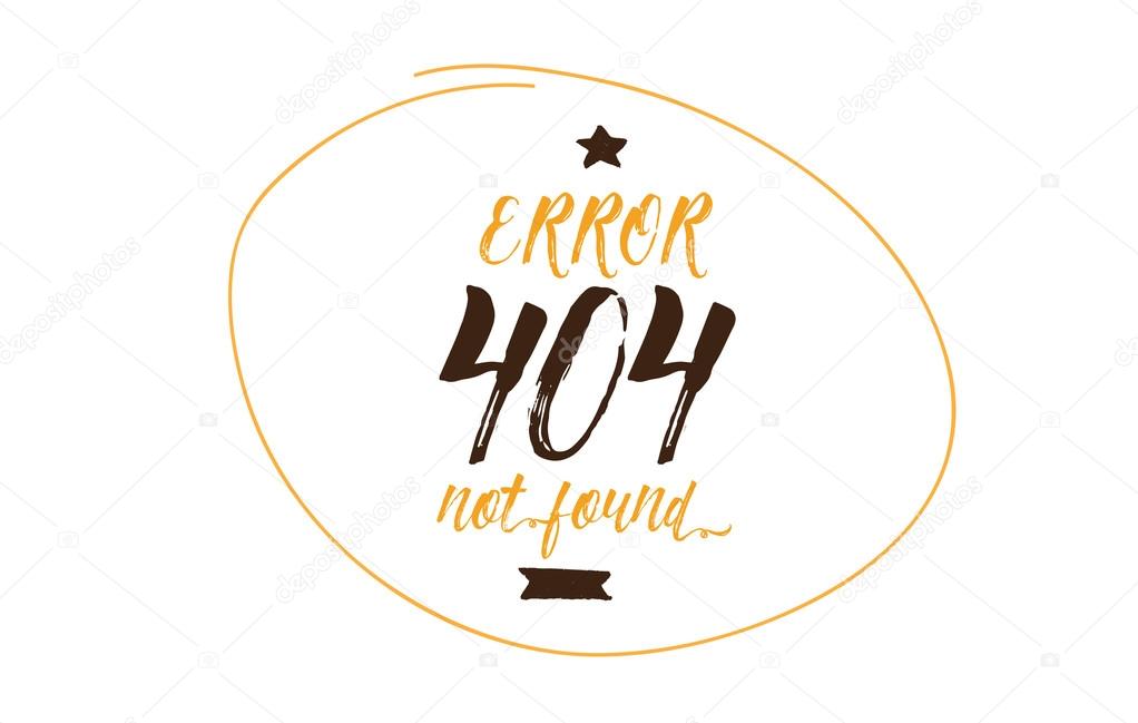 404 error web page. Background vector design. Page not found. Template with typography.