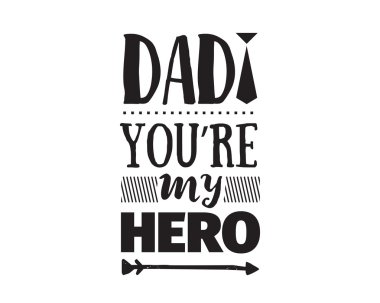 Mutlu Babalar günü. Vektör tipografi.