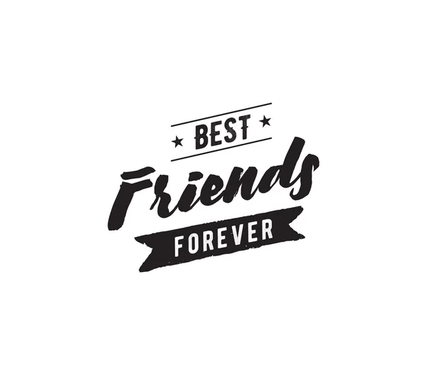 Happy Friendship day vector typographic design. — Stock Vector