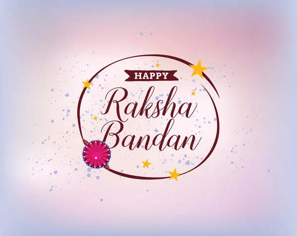 Feliz Raksha Bandha — Vector de stock