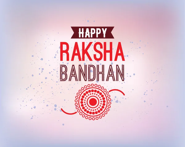 Feliz Raksha Bandha — Vector de stock