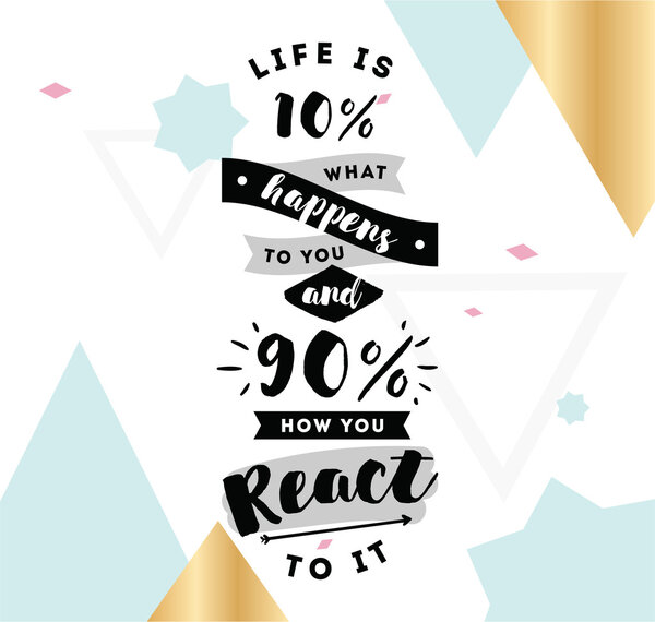 Typography for poster, invitation, greeting card or t-shirt.