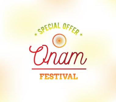 Mutlu onam festival vektör çizim