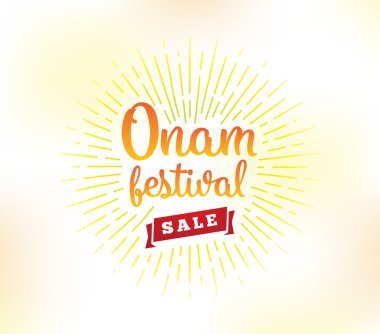 Mutlu onam festival vektör çizim