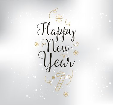 Mutlu yeni yıl baskı tasarım