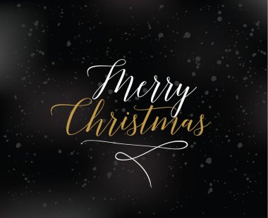 Neşeli Noel tipografik Amblemler ayarla.