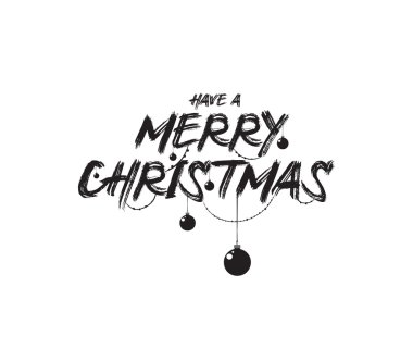 Neşeli Noel tipografik Amblemler ayarla.