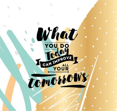 Tipografi afiş, davetiye, tebrik kartı veya t-shirt için.