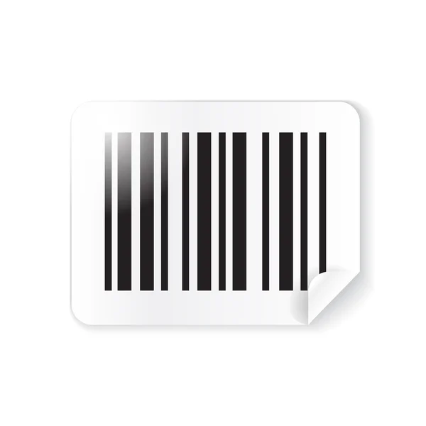 Barcode sticker, label — Stock Vector