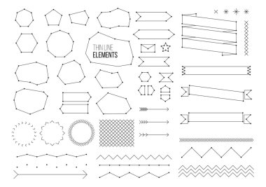 Geometrical design elements for your web page, graphic projects, print and internet.