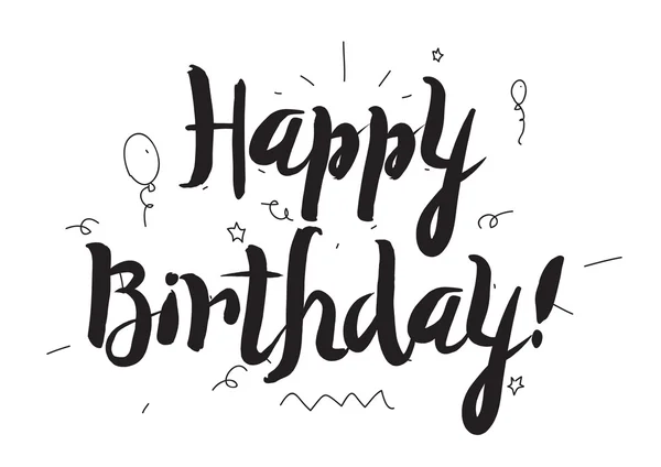 Fotos: feliz cumpleaños blanco y negro | Inscripción de ...